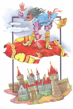 Иллюстрация Валентина Родионова к книге Отфрида Пройслера «Разбойник Хотценплотц»