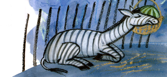 1 Иллюстрация Марии Покровской к книге Рахиль Баумволь «Друг в кошелке»