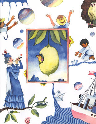 1 Иллюстрация Виктори Пивоварова к книге «Старушки с зонтиками»