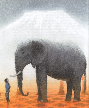 3 Иллюстрация Игоря Олейникова к книге Кейт ДиКамилло «Как слониха упала с неба»