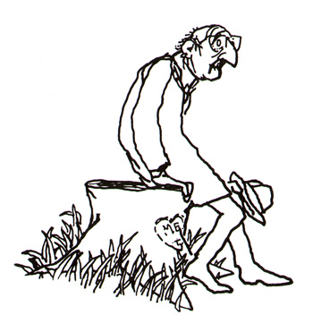 1 Иллюстриция Шела Сильверстайна к книге «Щедрое дерево»