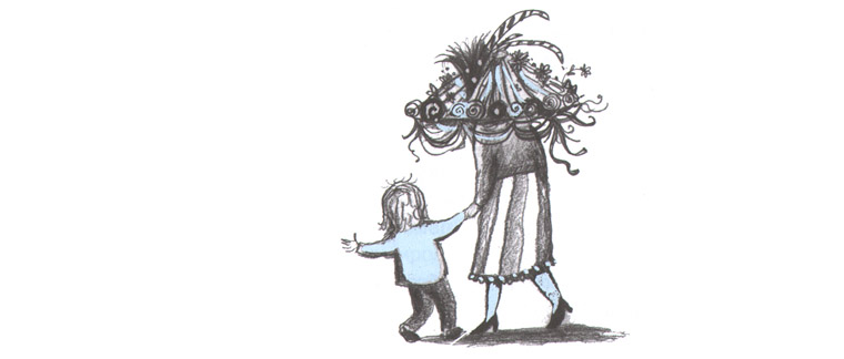 Иллюстрация Кати Толстой к книге Кристине Нестлингер «Рассказы про Франца»