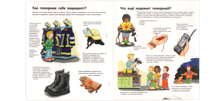 Иллюстрация к книге «Пожарная команда»