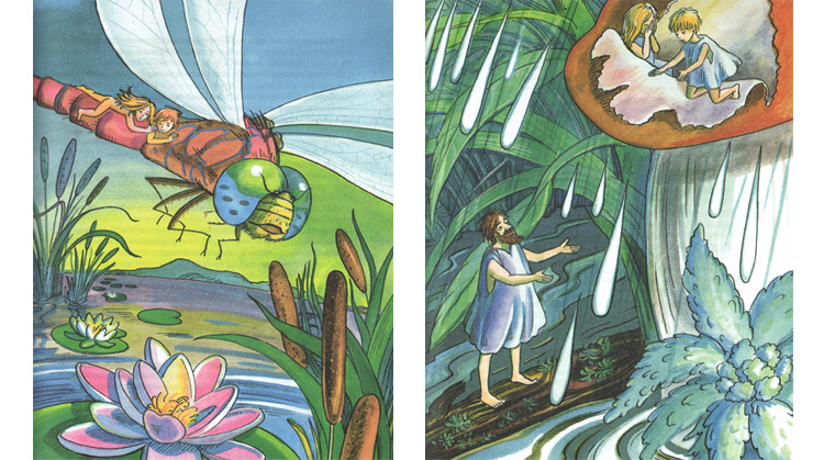 Иллюстрации Т Никитиной к книге Яна Ларри «Необыкновенные приключения Карика и Вали»
