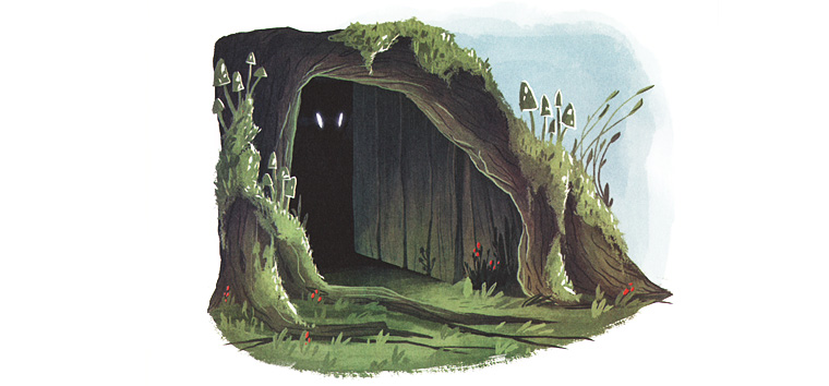 Иллюстрация Марии Муравски к книге Анны Старобинец «В логове волка»