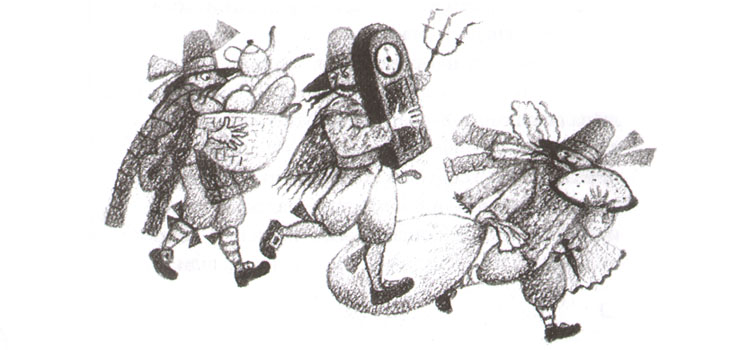 1 Иллюстрация Натальи Салиенко к сказке Фрэнка баума «Сундук с разбойниками»