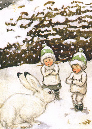 2 Иллюстрация Эльзы Бесков к книге «Дети лесного гнома»