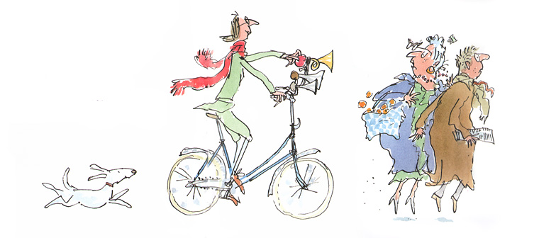 Иллюстрация из книги «Миссис Бампс крутит педали»