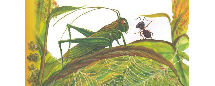 Иллюстрация к сказке Виталия Бианки «Как муравьишка домой спешил»