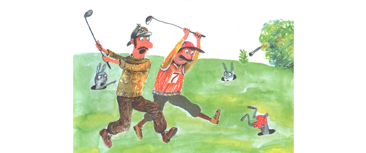 1 Иллюстрация Владимира Дрихеля к книге Андрея Усачева «Что было в сумке у кенгуру»