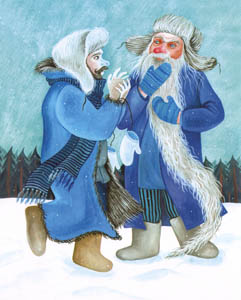 Иллюстрация Юлии Устиновой к сказке «Два Мороза»