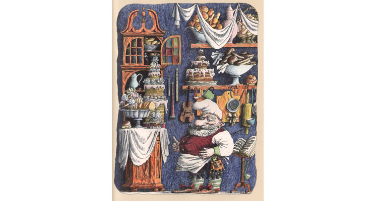 1 Иллюстрация Михаила Бычкова к книге сказок Даниила Норина «Поющие булочки»