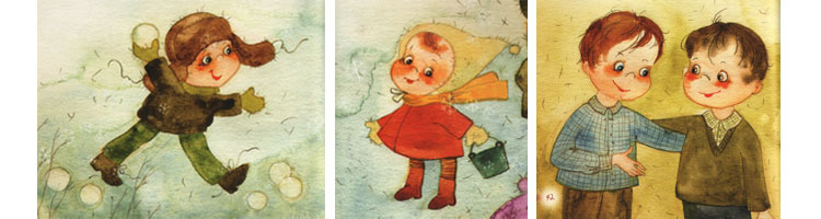 Иллюстрации Виктории Кирдий к книге Наринэ Абгарян «Семён Андреич»