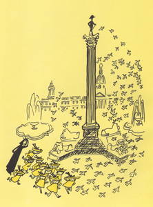 Иллюстрация Людвига Бемельманса к книге «Мадлен в Лондоне»