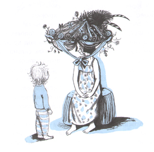 Иллюстрация Кати Толстой к книге Кристине Нёстлингер «Рассказы про Фрица»
