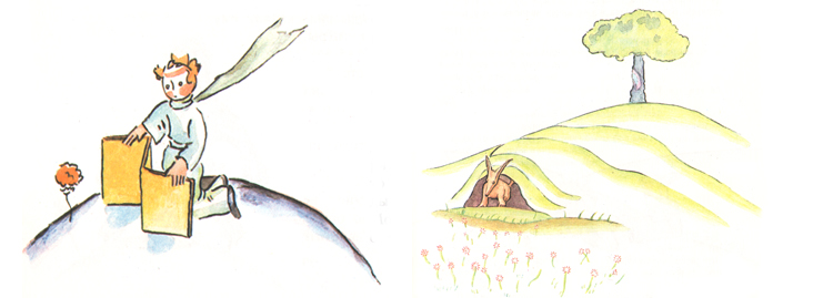 Иллюстрации Антуана де Сент-Экзюпери к книге «Маленький принц»