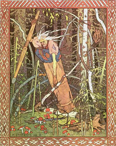 Иллюстрация Ивана Билибина к сказке Александра Афанасьева «Василиса Прекрасная»