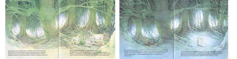 Иллюстрации Люка Купманса к книге «Маленькая ёлочка»