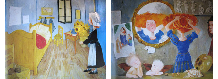 Иллюстрации Евгении Гапчинской к книге Ивана Малковича «Лиза и ее сны»