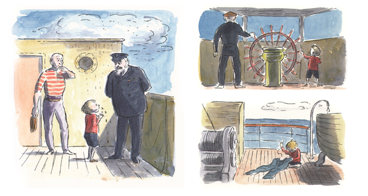 Иллюстрации Эдварда Ардиззона к книге «Тим и отважный капитан»